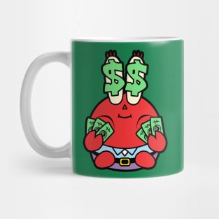 Baby Mr Krabs Love Money Mug